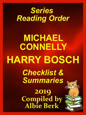 cover image of Michael Connelly's Harry Bosch Series Reading Order Updated 2019